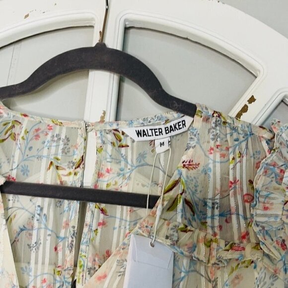 NWT Walter Baker Floral Perla Top Secret Garden M - Picture 7 of 12